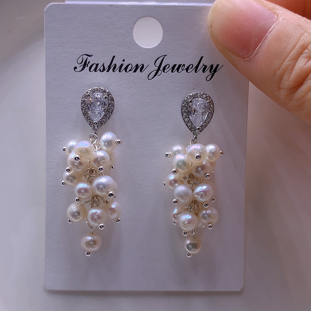 淡水珍珠未镶嵌耳饰