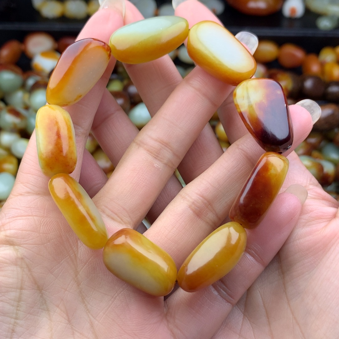 德***疗和田玉未镶嵌手链