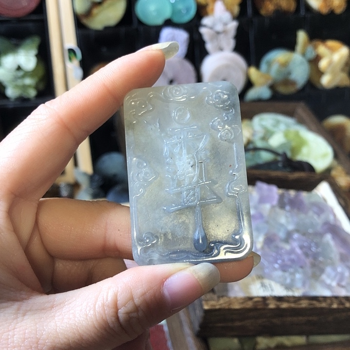 岫玉未镶嵌岫玉挂件