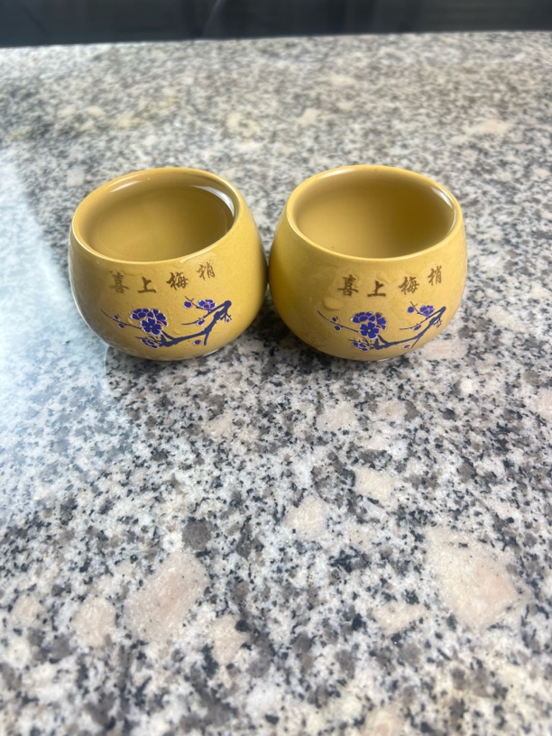 【闪购商品】黄段泥喜上眉梢对杯6