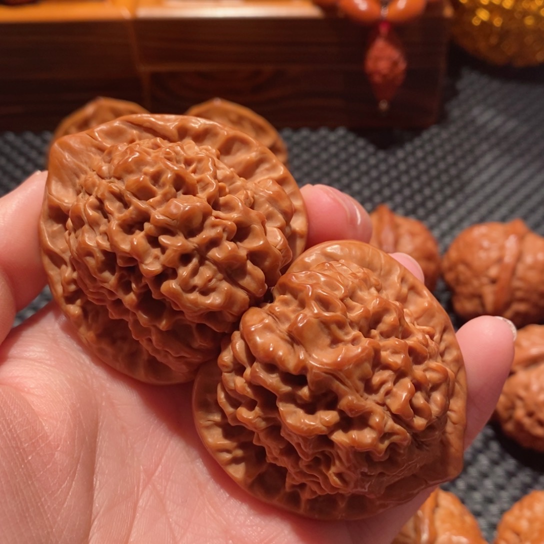 文玩核桃把件官帽