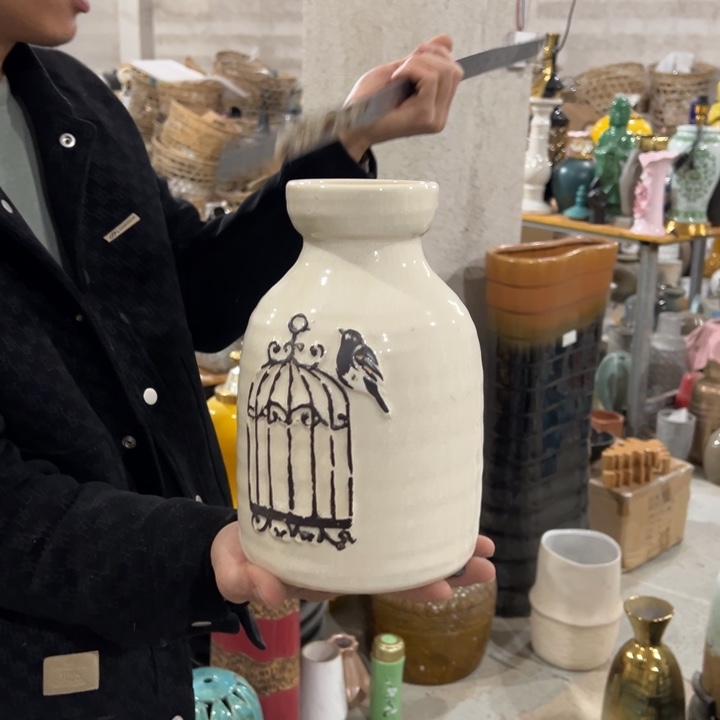 瓶高度24厘米口径8厘米微瑕捡漏