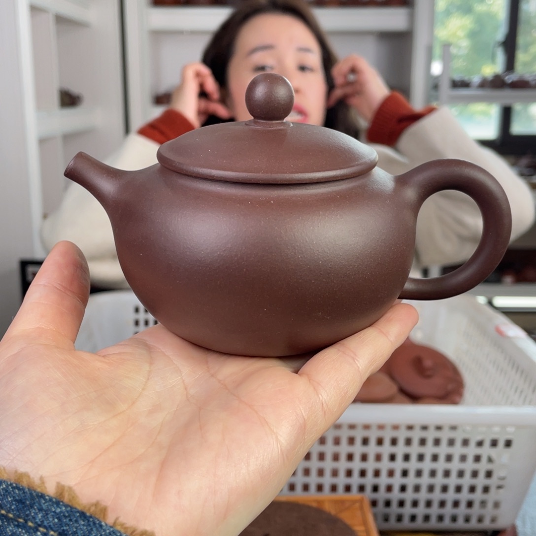紫砂茶壶紫泥大壶300cc