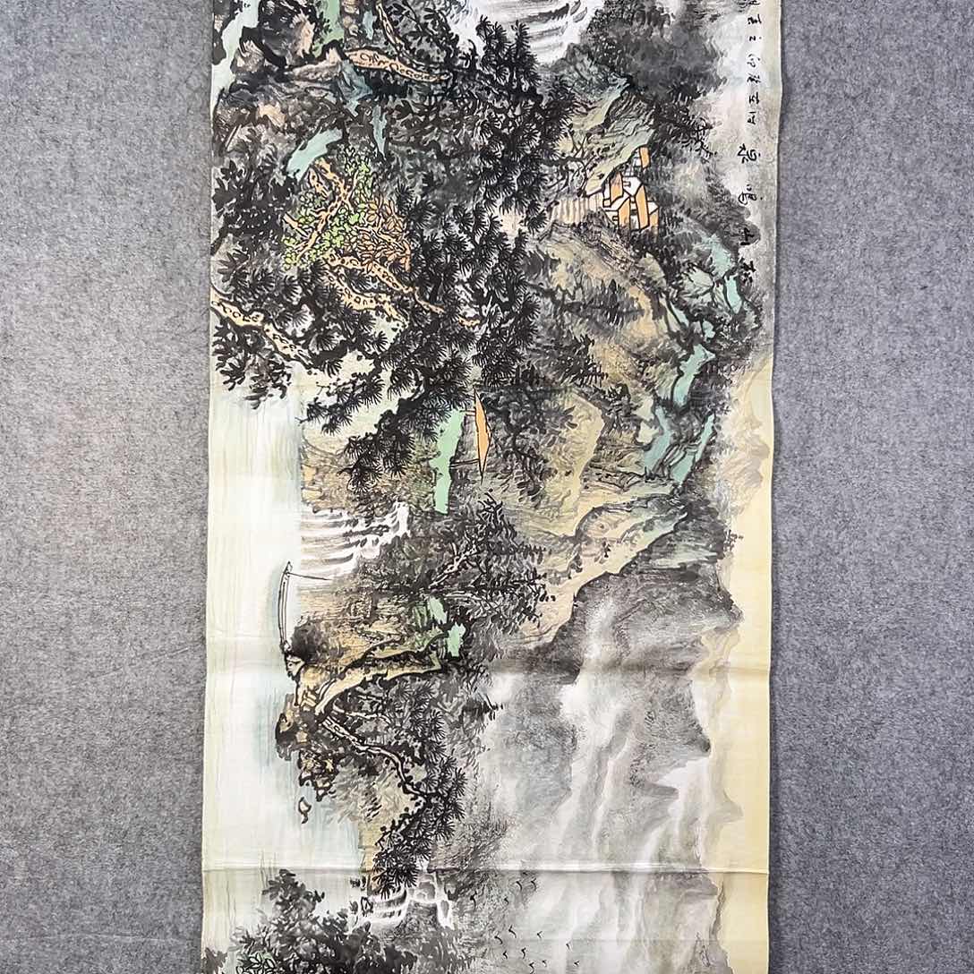国画855 花鸟在此鸣叫时还要一