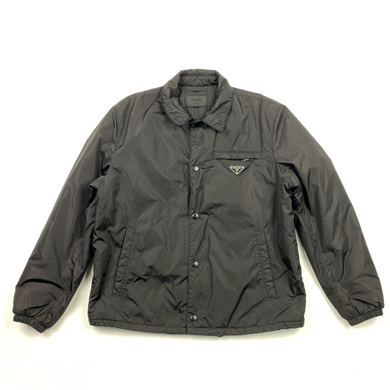 全新未使用 Prada/普拉达 黑色三角标夹克/10500/S4767