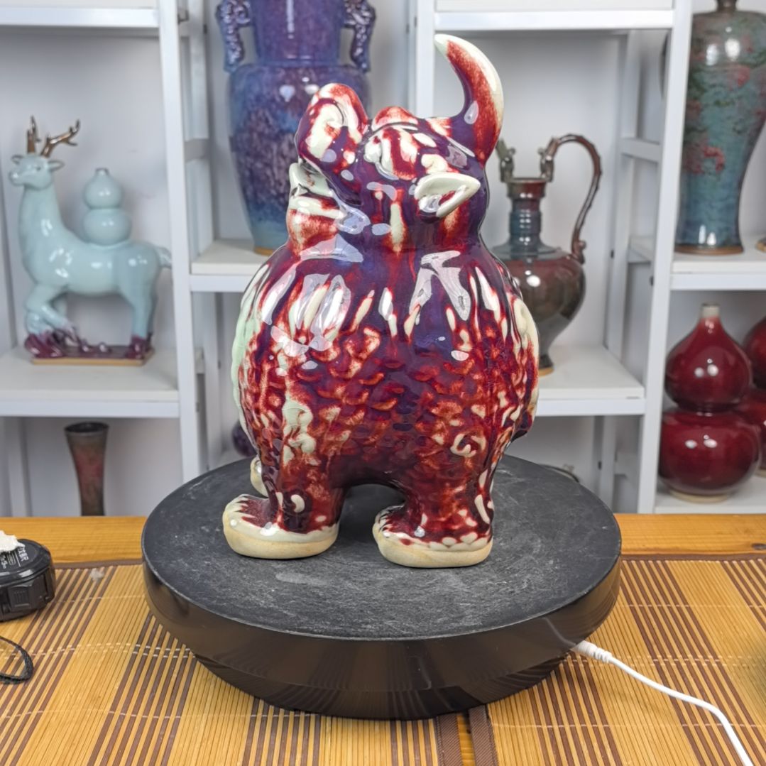 摆件钧瓷摆件神后镇钧瓷