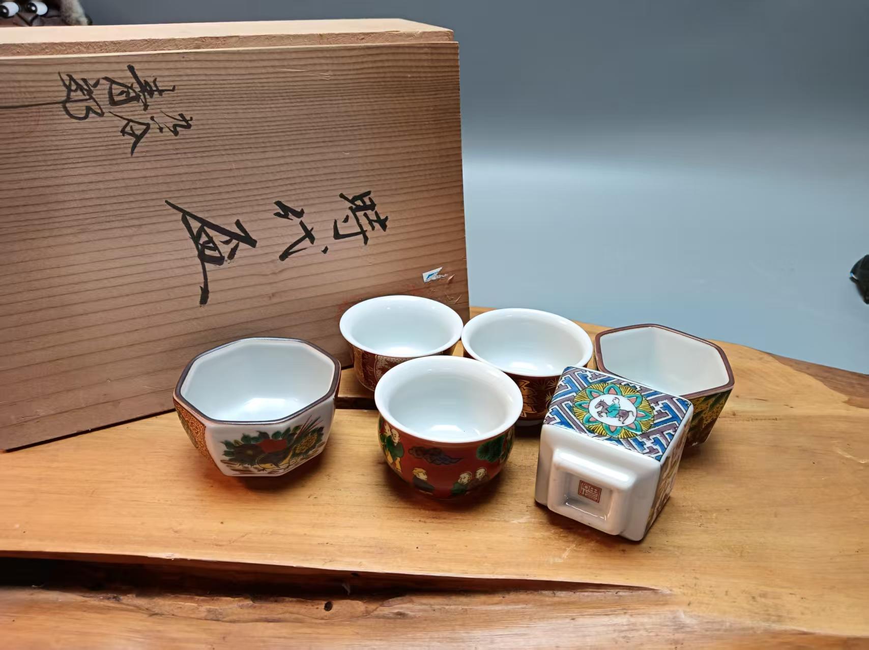 蜜安瓷九谷青椒时代杯