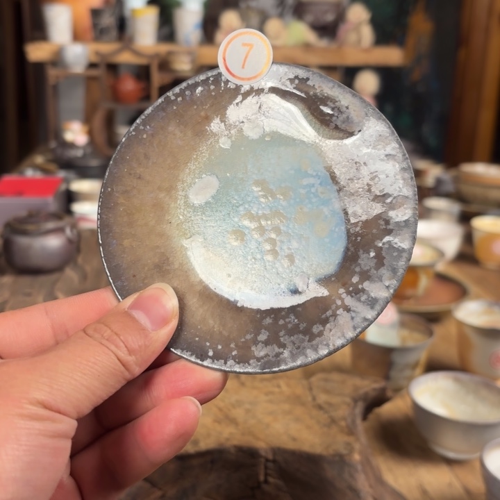 杯垫【瓷与故事】柴烧杯垫 微瑕慎拍