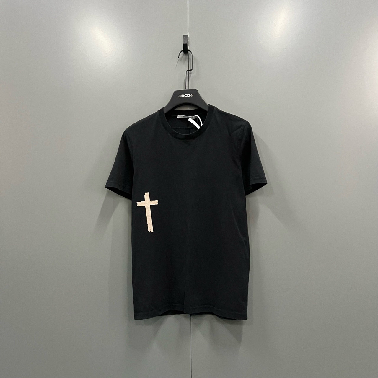 95新 Givenchy/纪梵希 （bb）涂鸦十字架印花短袖 M码/013765