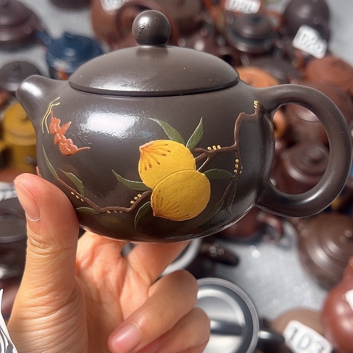 紫砂茶壶紫砂微瑕