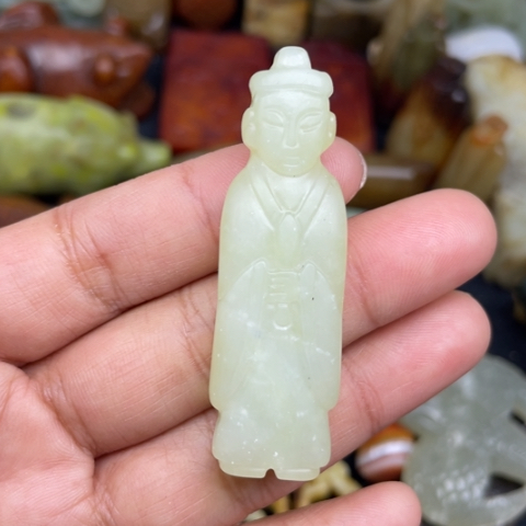 蛇纹石玉未镶嵌颈饰110