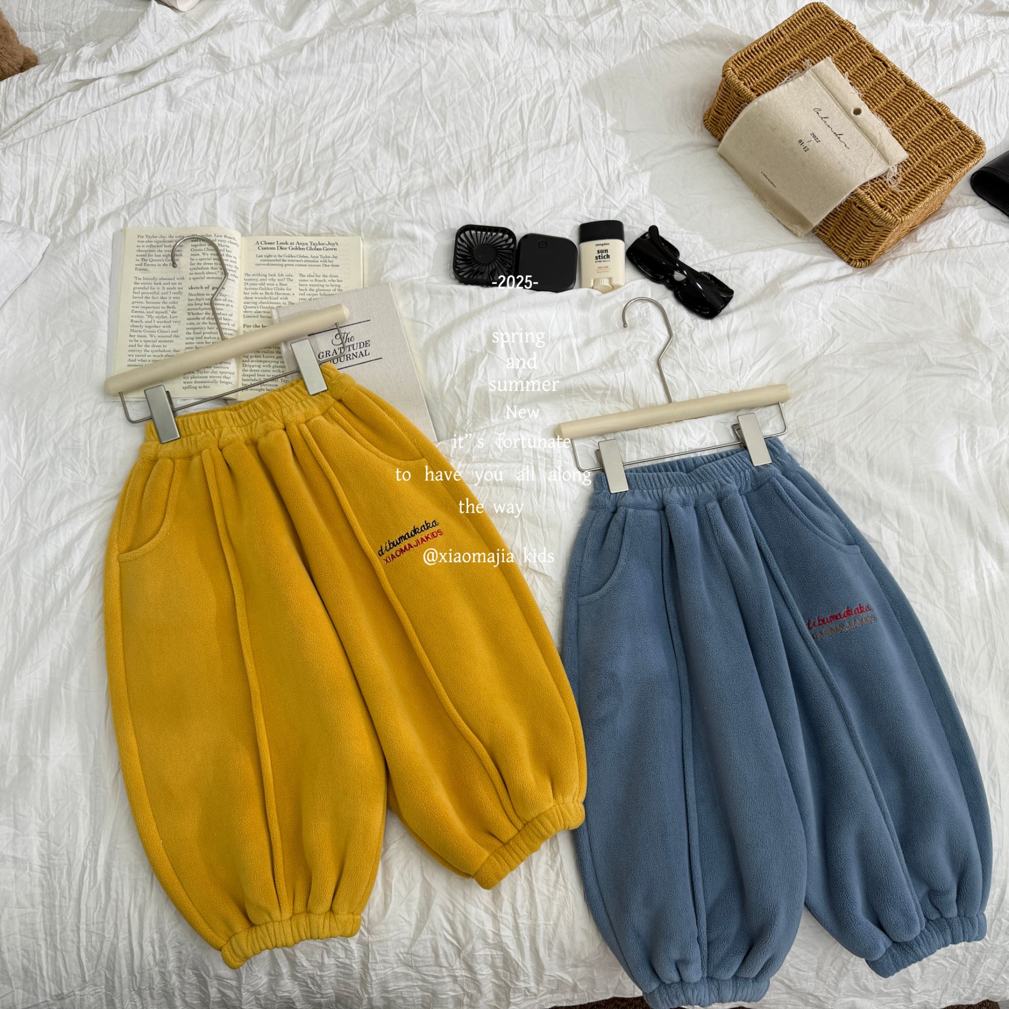 14现货-小马家冬款加厚糕糕绒卫裤7199一条过冬加厚款男女童裤子