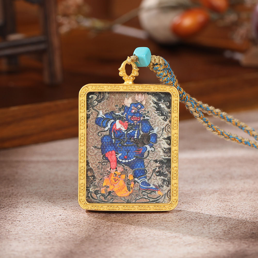 唐卡五路财神系列恭请祝福吉祥守护送精美挂绳