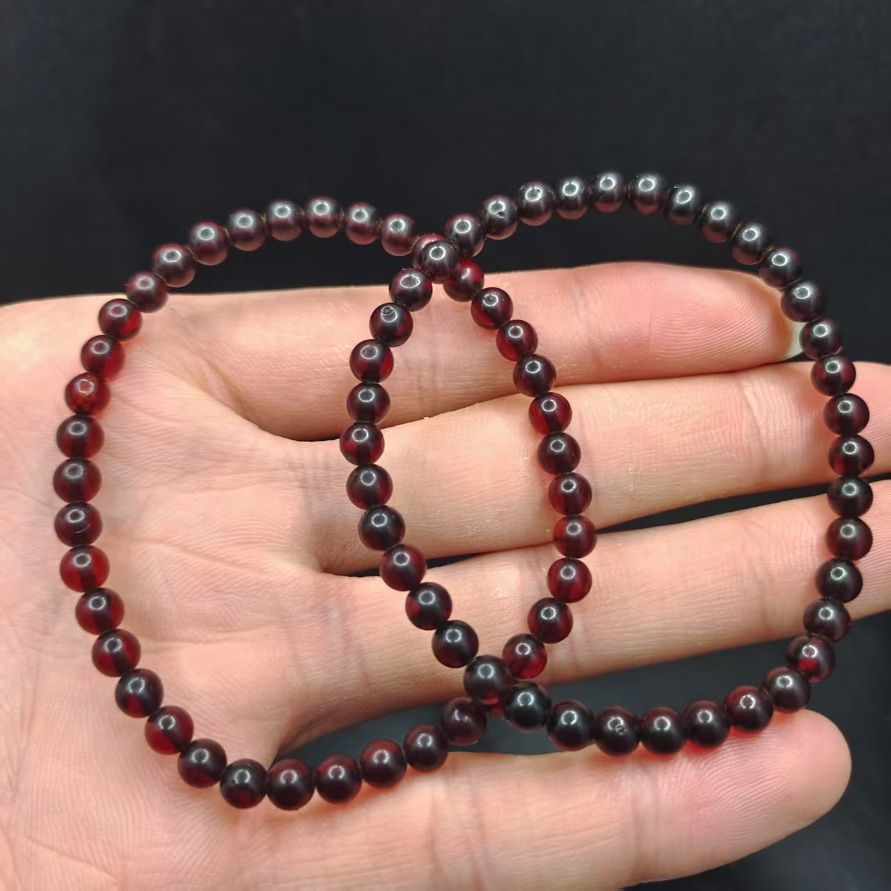 【龙龙严选】琥珀单圈手串M7【多样性发其一】约4mm