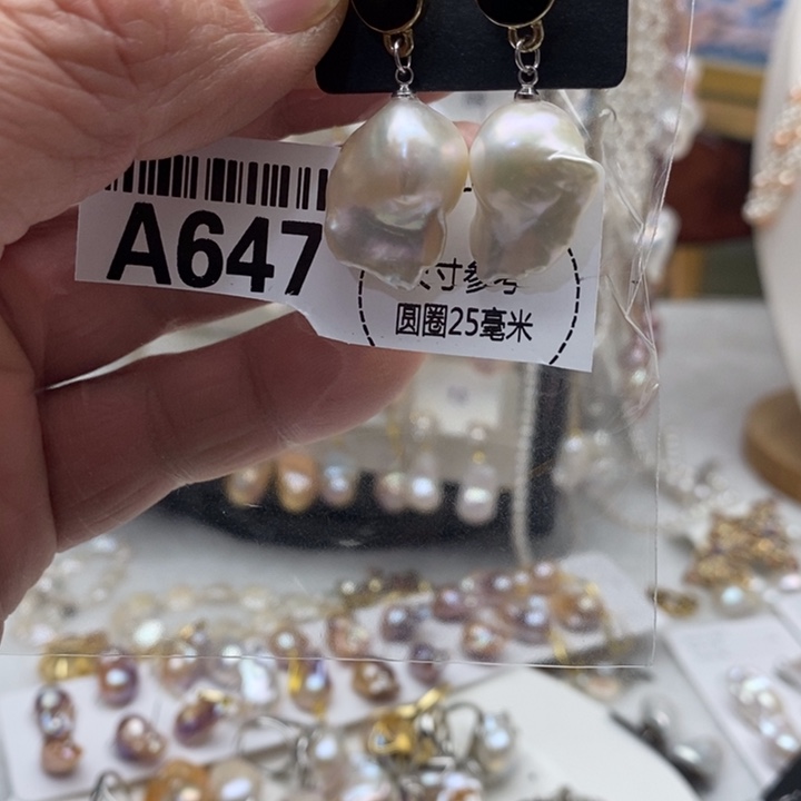 淡水珍珠颈饰钛钢647