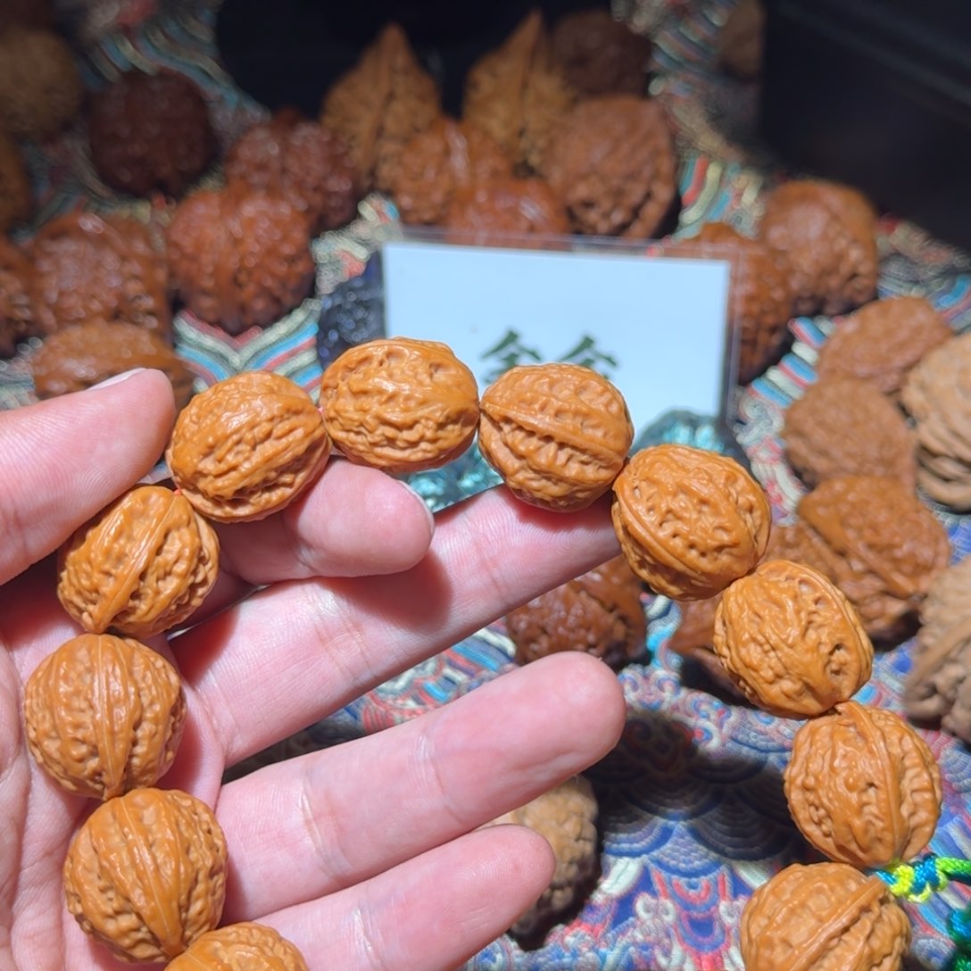 把件核桃秋子文玩手串，福利串，尺寸21