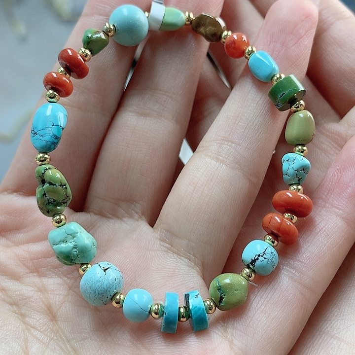 绿松石珠宝奇石未镶嵌