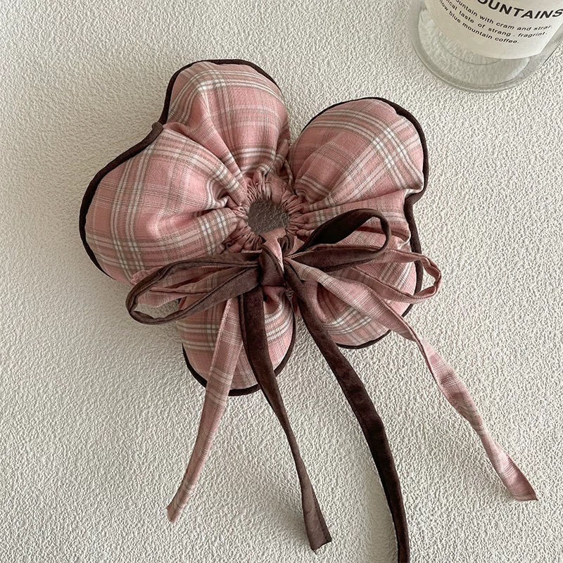 ins风立体感花朵发圈 超级奶思～