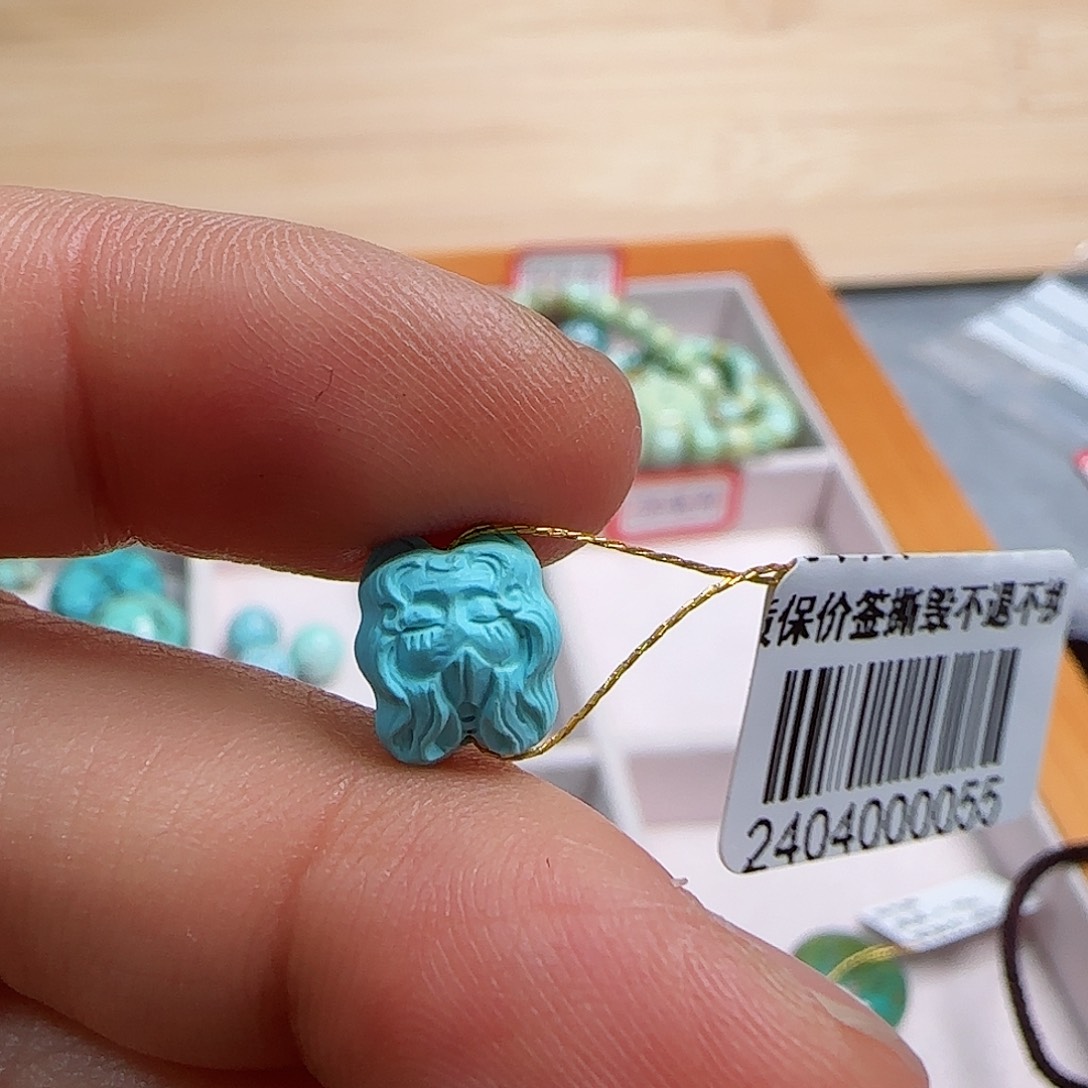 绿松石珠宝半成品未镶嵌