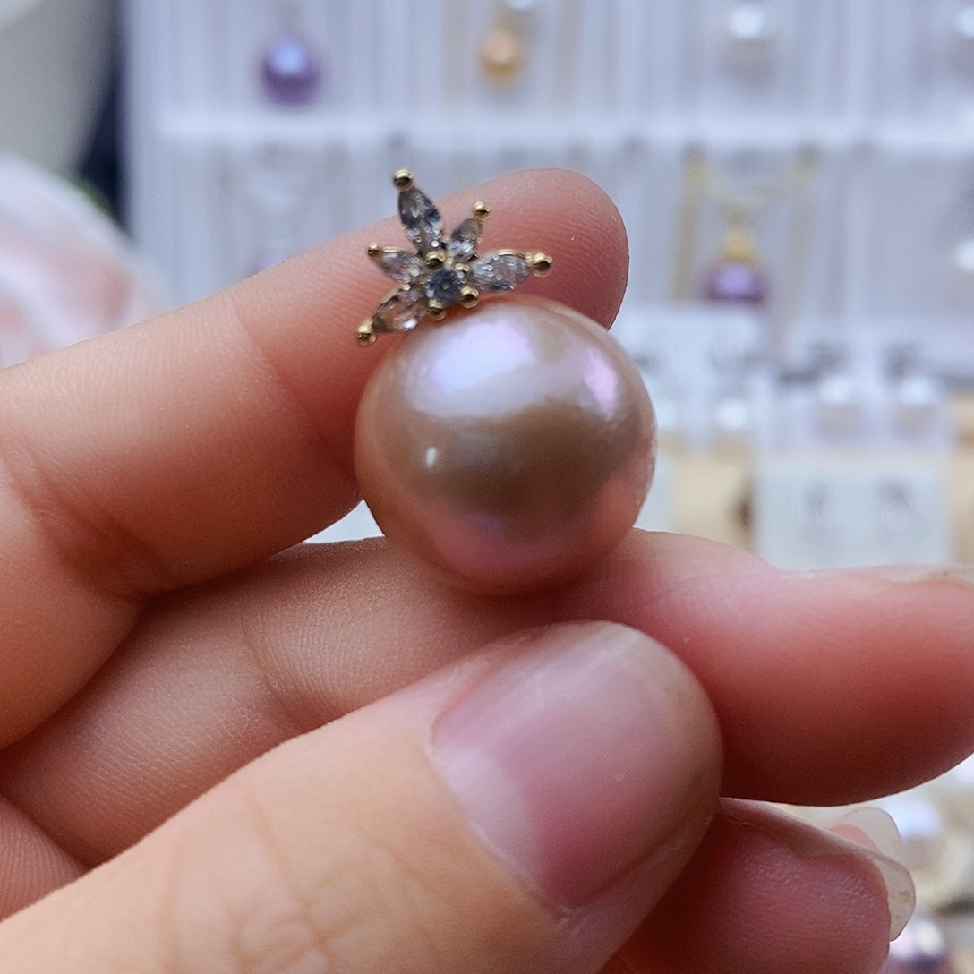 淡水珍珠未镶嵌吊坠(赠链)