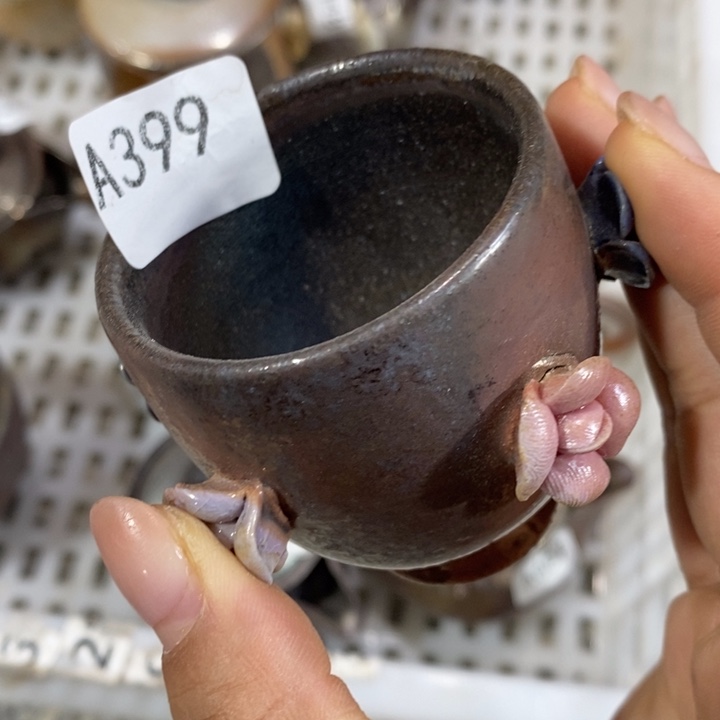 柴烧裸烧纯手工制作瑕疵不退不换