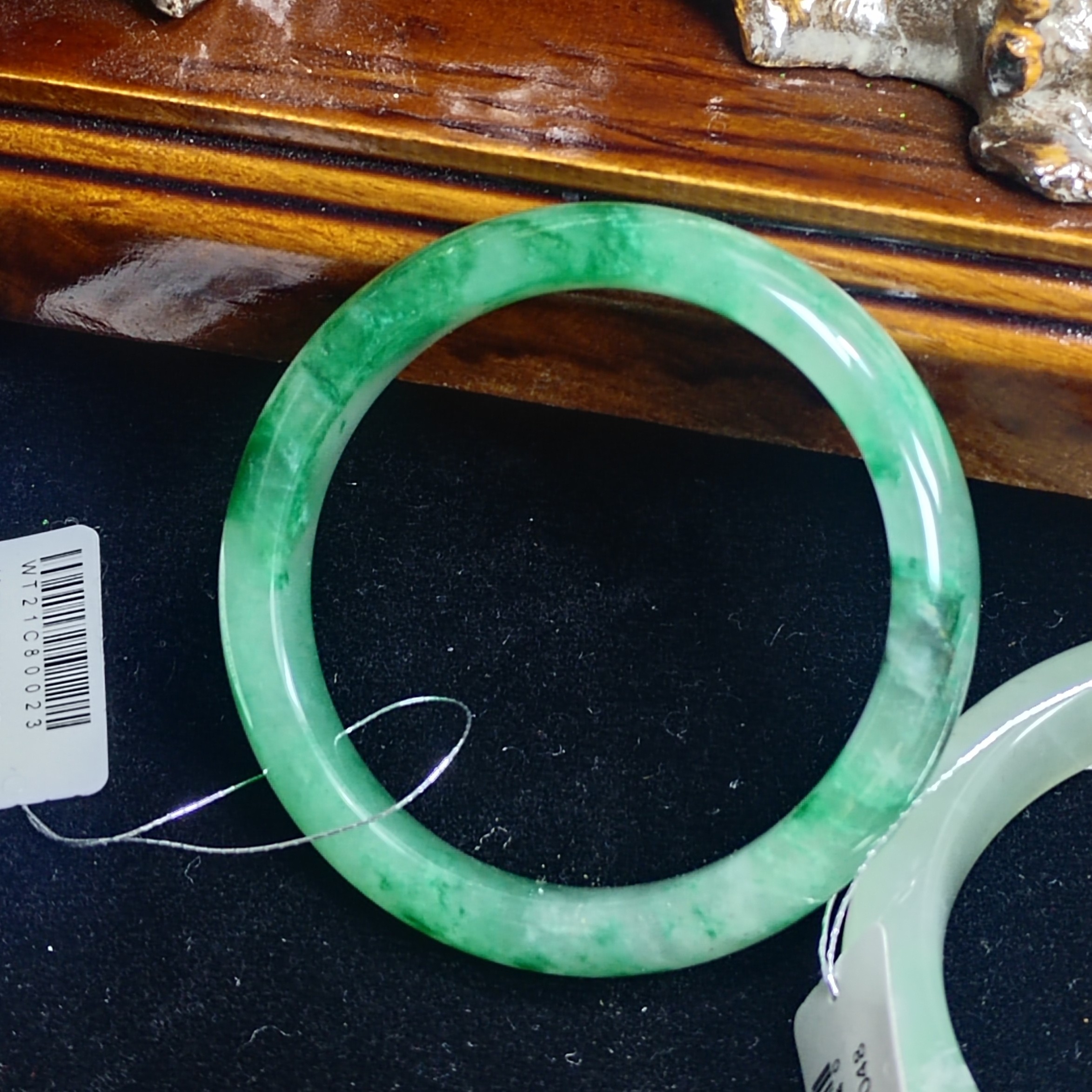 非洲翠冰飘花手镯天然玉石独龙玉A货（多样性发货 拍一发一）