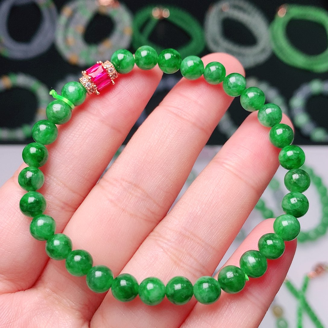 未镶嵌手链翡翠翡翠