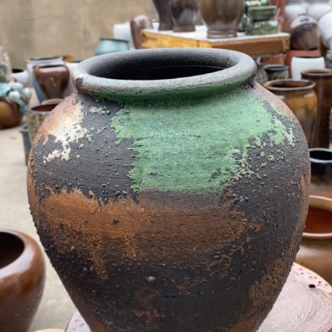 【闪购商品】紫砂花盆高约30口15无孔