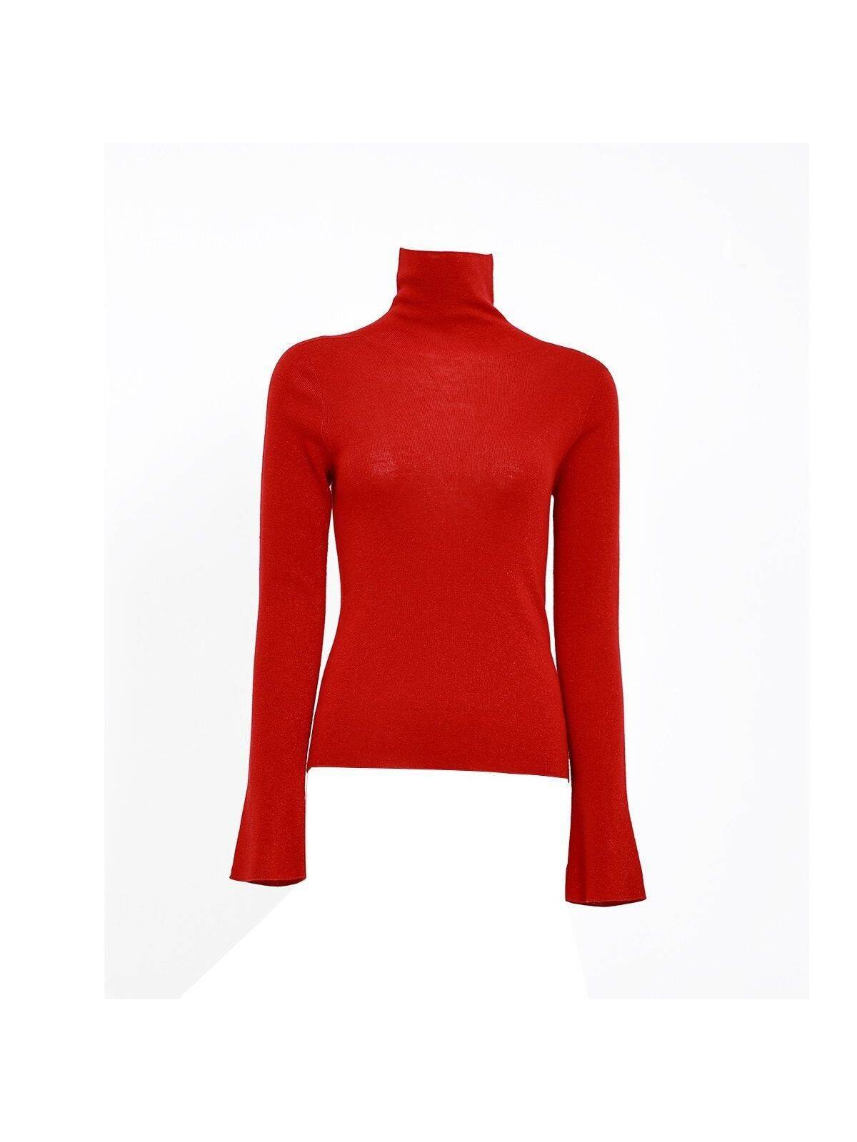 扬子纱针织套装红色