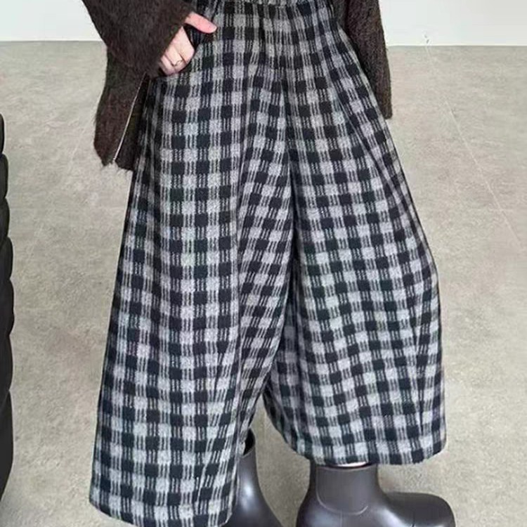 2025冬款欧货职业气质减龄阔腿裤