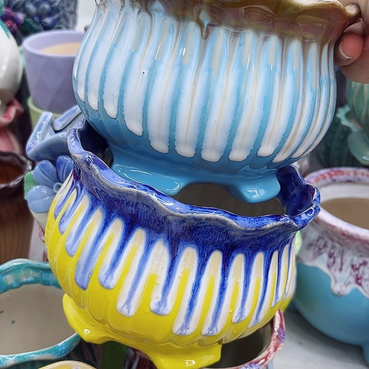 多肉绿植陶瓷花盆