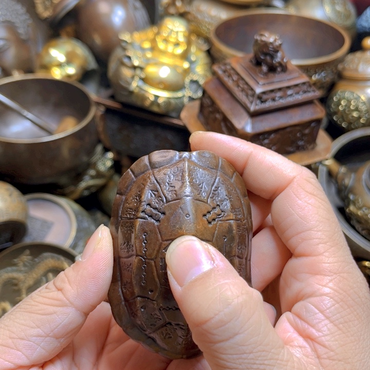 铜器摆件收收藏藏