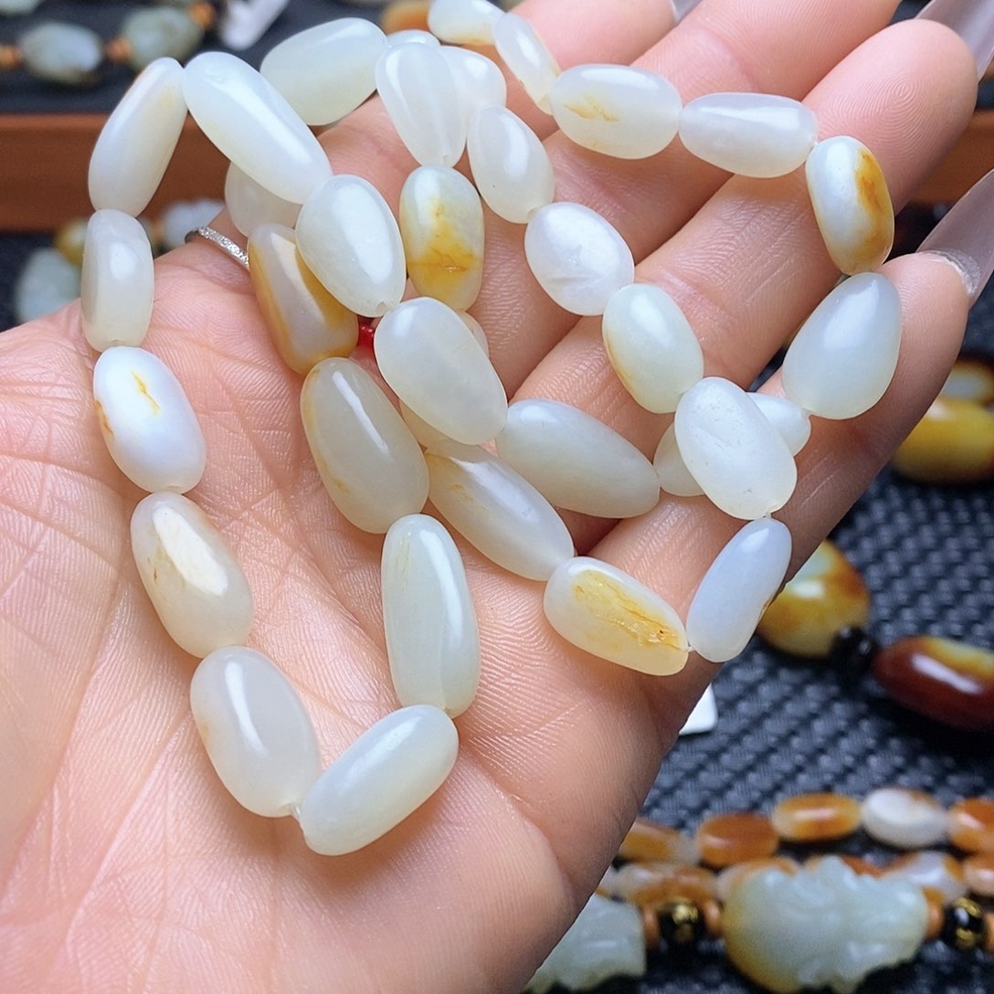 和田玉手链未镶嵌守**福