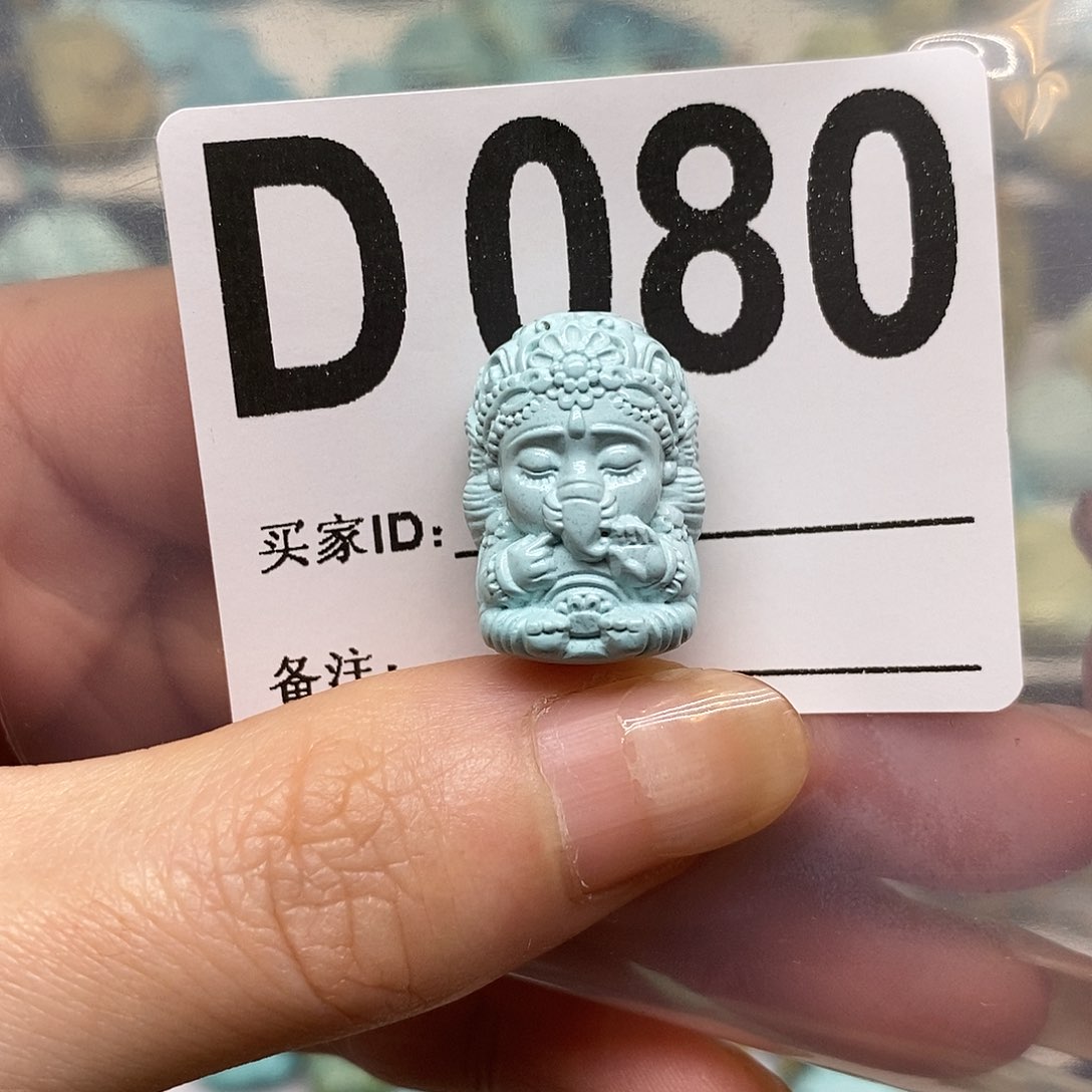 未镶嵌绿松石绿松石配饰定制