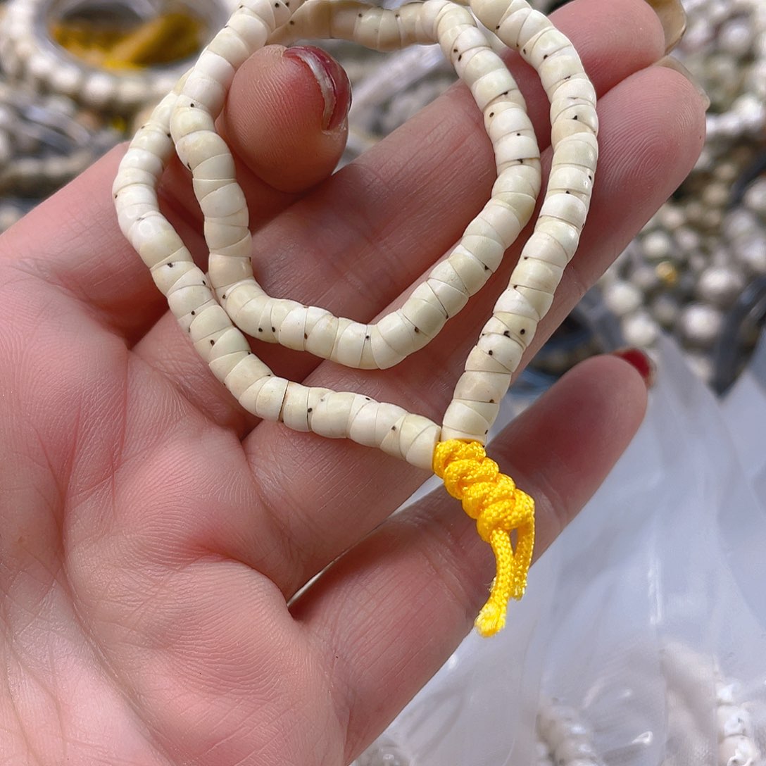 星月菩提手串青*氧化特价款不退换原生态3颗星48.8mm