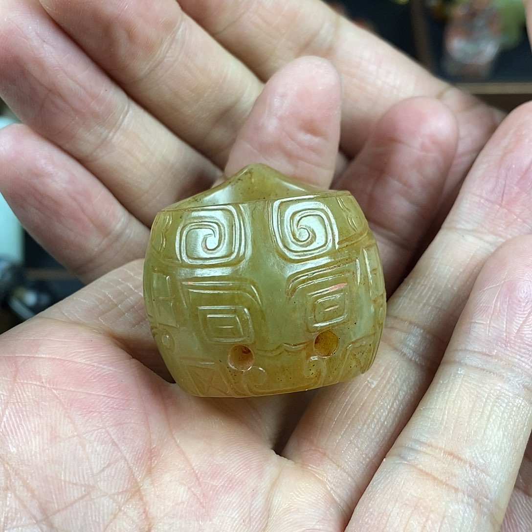 和田玉（糖玉）挂件未镶嵌用****0