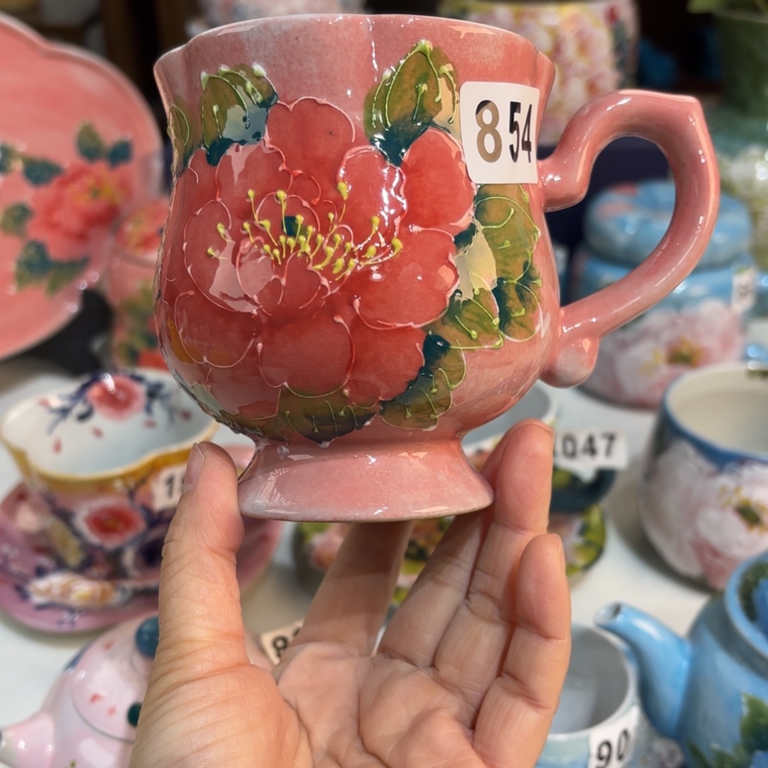 景德镇手绘高温釉下彩陶瓷茶具