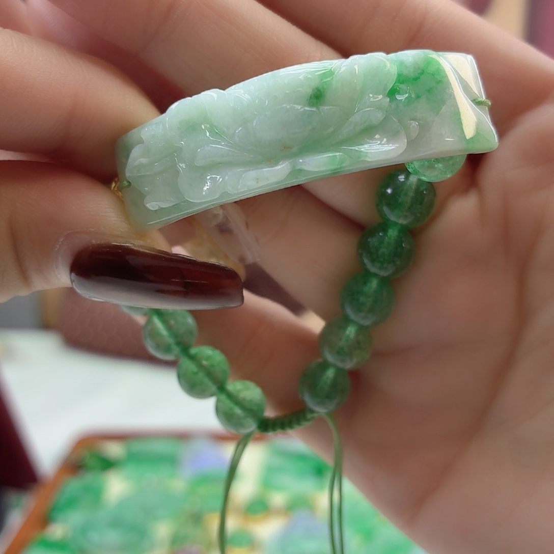 翡翠未镶嵌手链翡翠