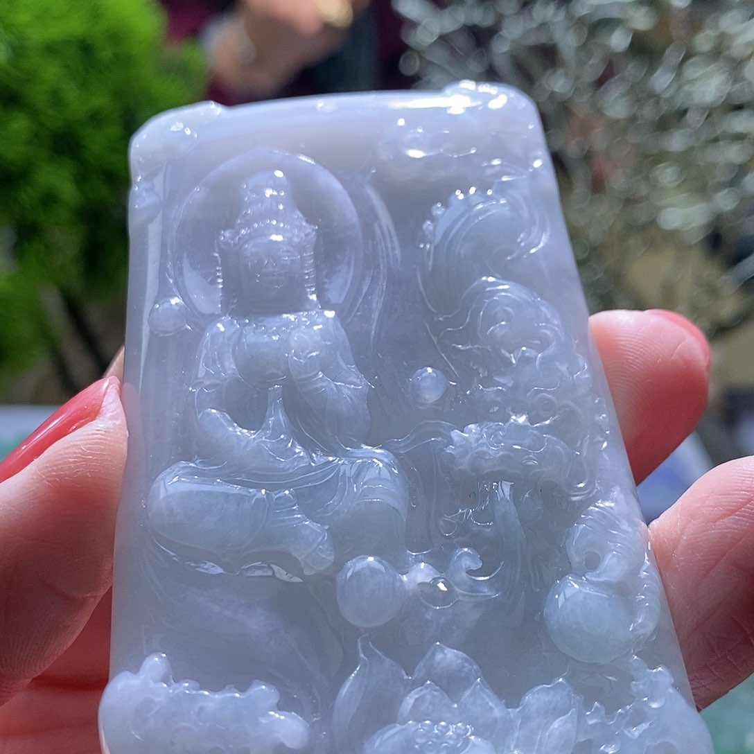 【闪购商品】翡翠颈饰未镶嵌观音