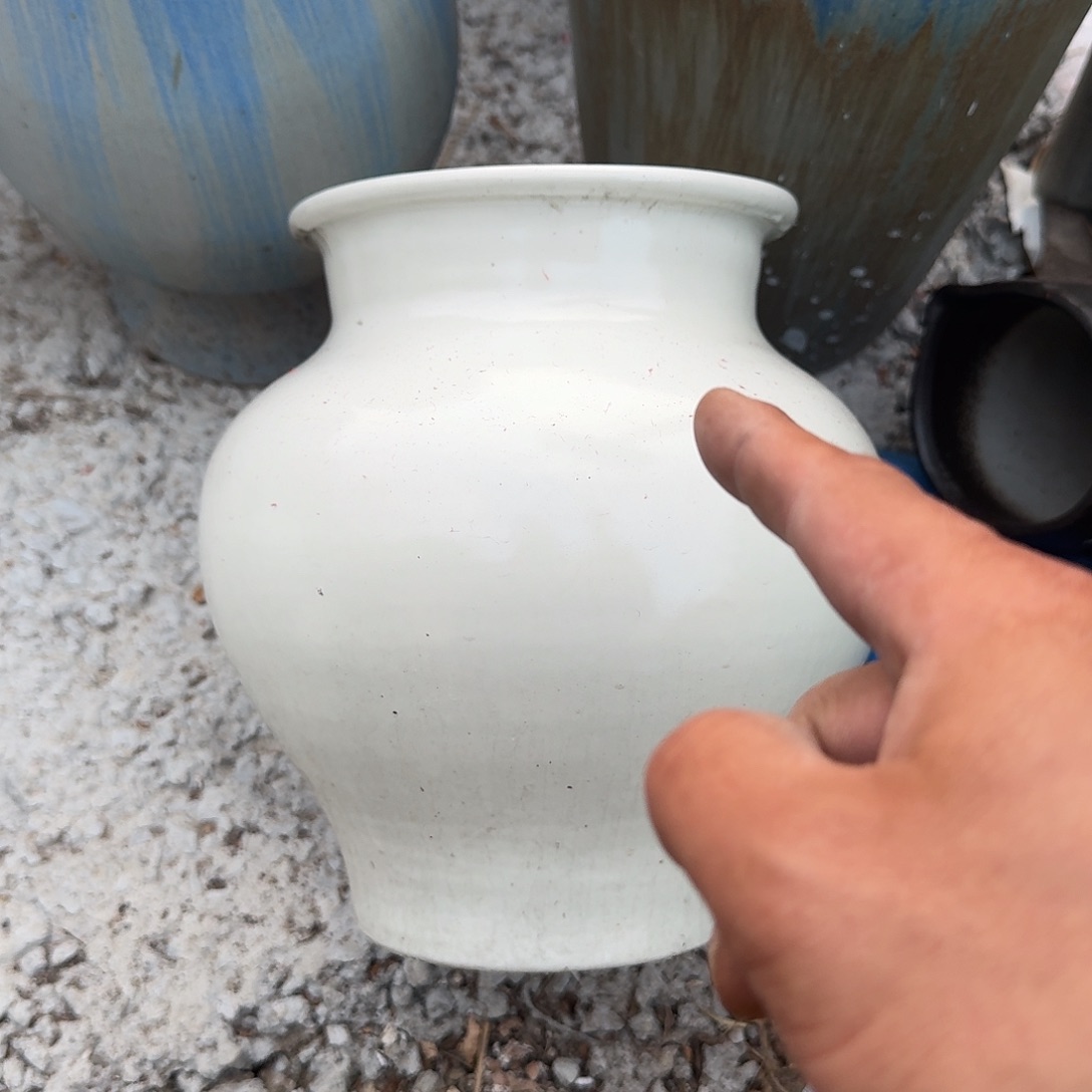 陶瓷微瑕景德镇手工花花器