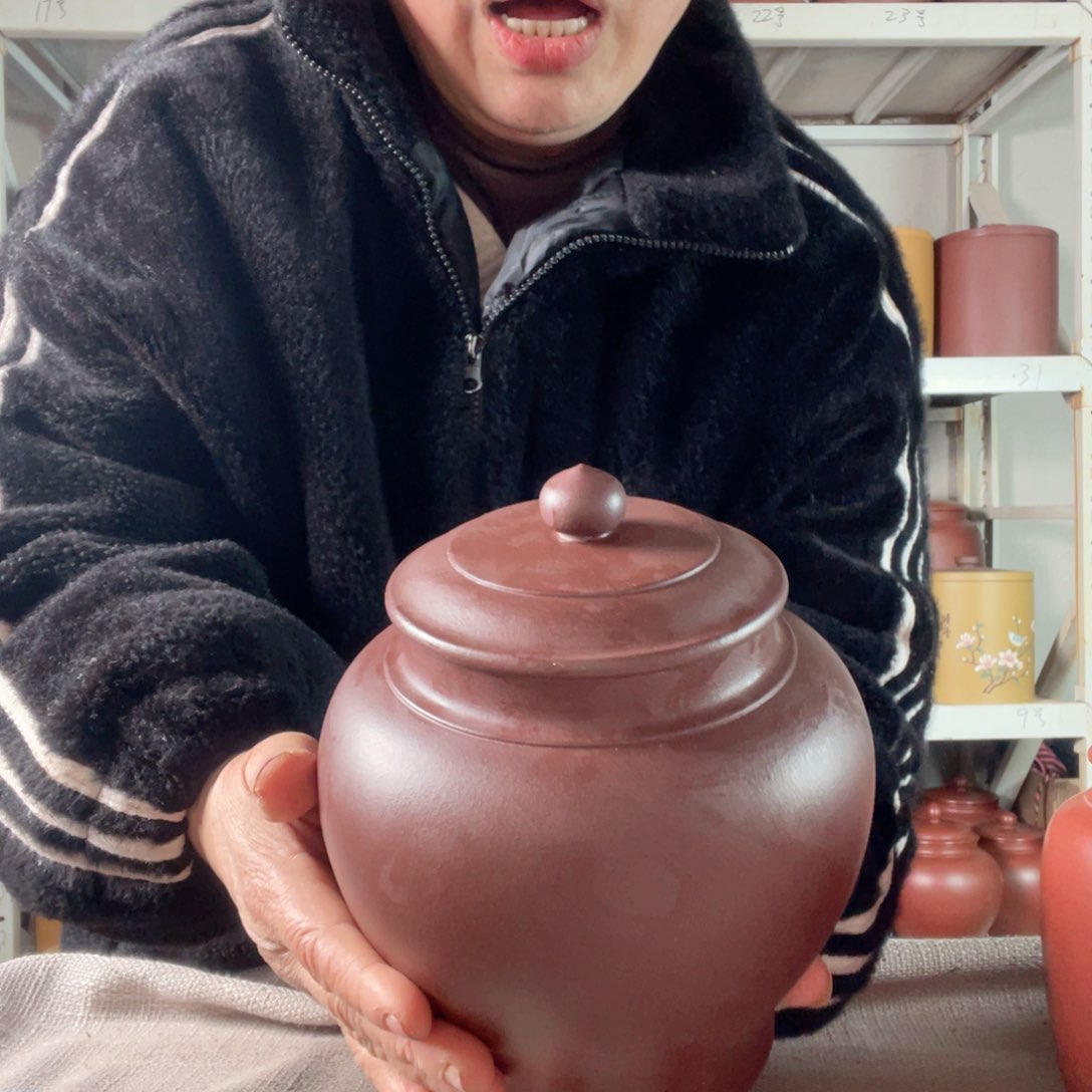 紫砂茶叶罐今天晚上