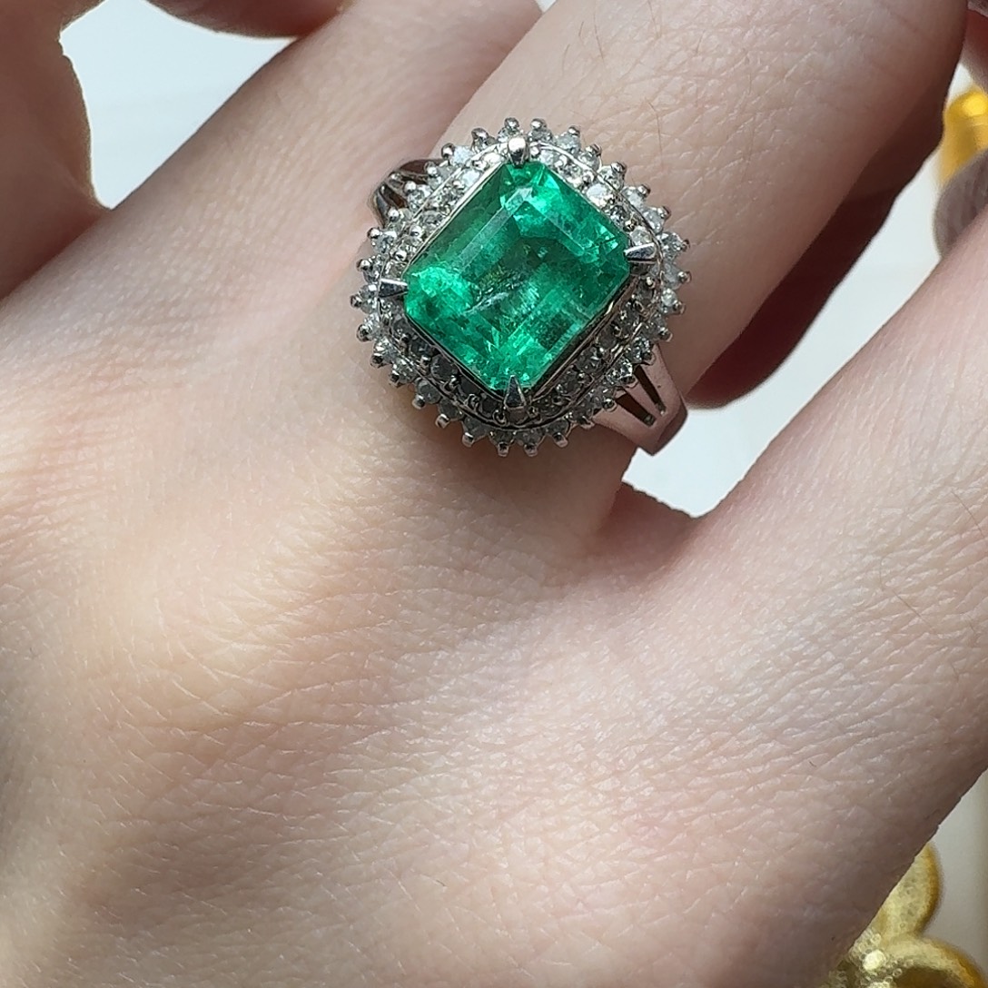 戒指未镶嵌祖母绿