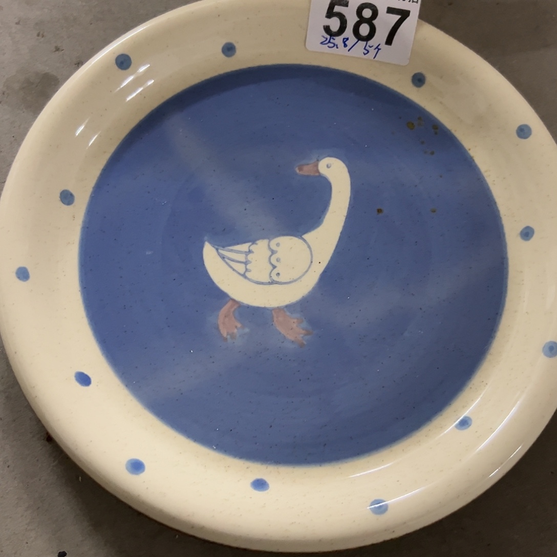 陶微瑕鹅圆盘一个587