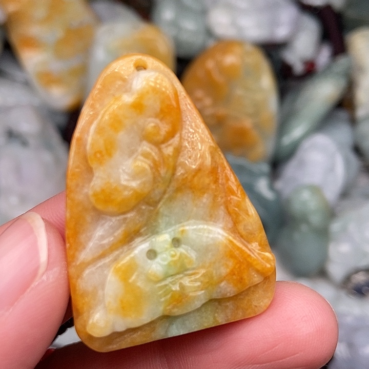 颈饰未镶嵌翡翠翡翠