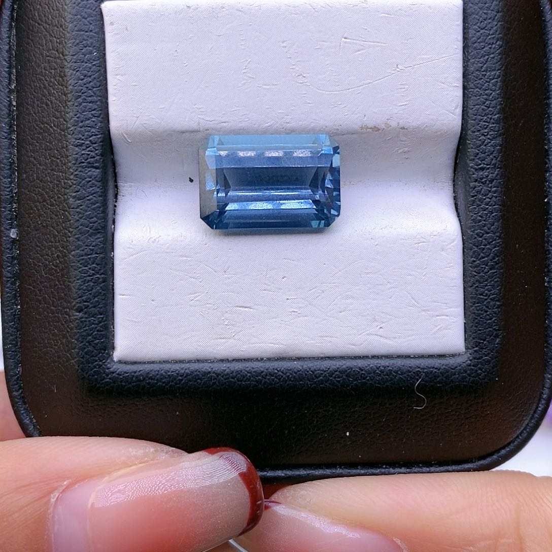 托帕石纯天然托帕石裸石定制7.7c t x未镶嵌A***_