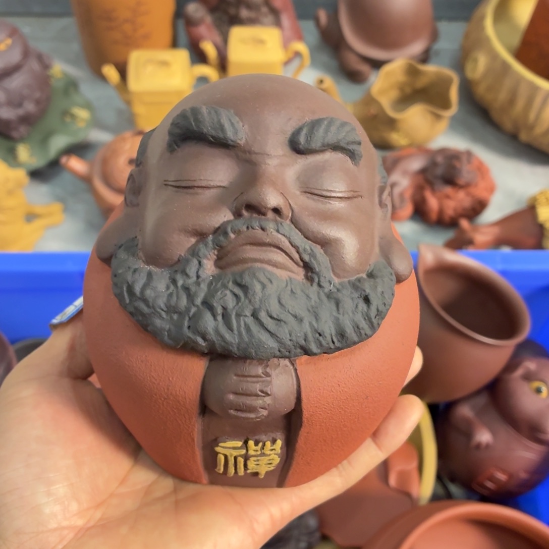 紫砂茶杯放漏放漏放大漏了