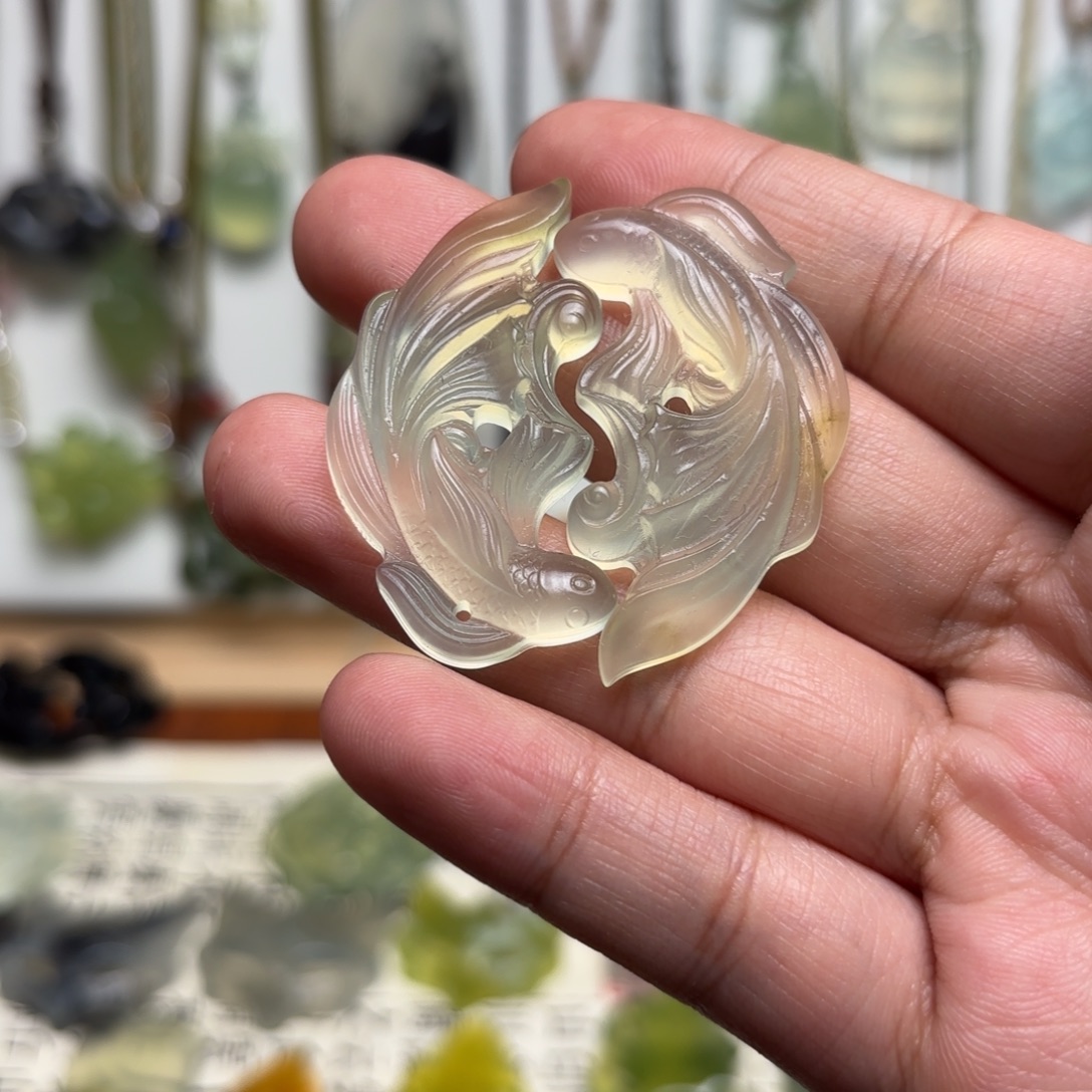 玛瑙/玉髓合金颈饰