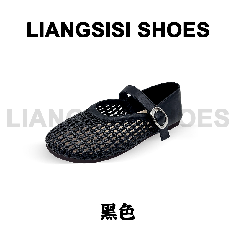 梁思思SHOES【托斯卡单鞋】2025网面透气镂空拖鞋-27-7