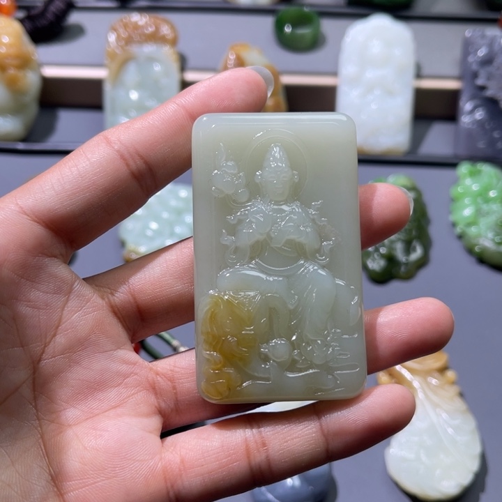 和田玉挂件未镶嵌