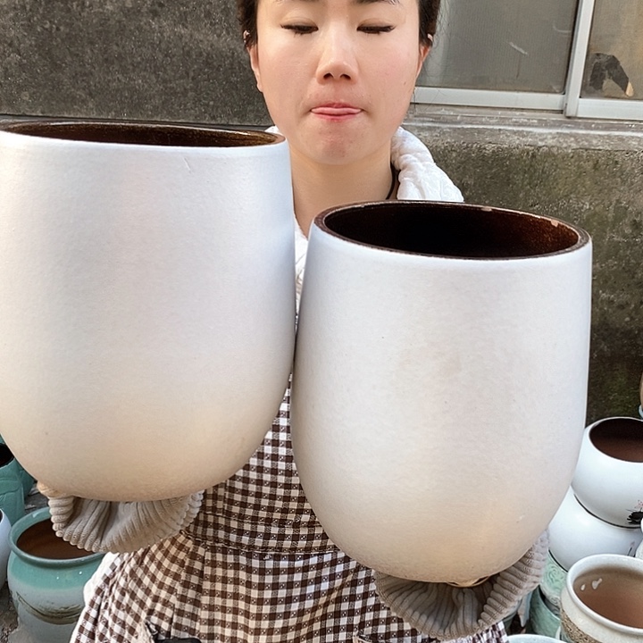 紫砂花盆正品口17高22